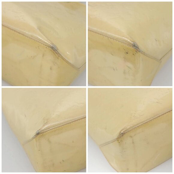 LOUIS VUITTON Monogram Vernis Wilshire MM Hand Bag Broncorail M91441 Auth 134792 - Picture 14 of 15